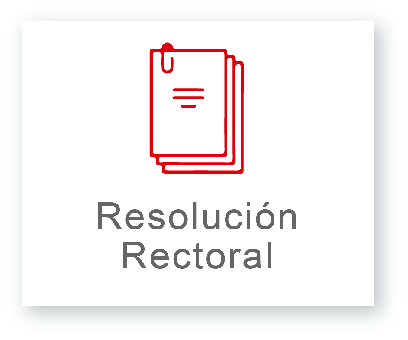 Resolución Rectoral